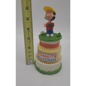 Peanuts All Stars Lucy Baseball Collectible Candle Jar Avon New